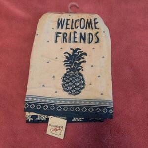 Primitives by Kathy Dish Towels, Set of 2 - WELCOME FRIENDS
